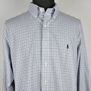 Ralph Lauren Classic Fit Men's Long Sleeve Button Down Collar Pony Size XXL